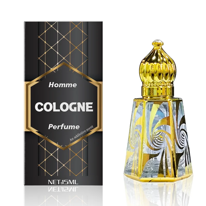 EDIEBAO Black Gold High Quality Brand Perfume 15ml Men Floral Scent Eau De Parfum Men Cologne Lasting Fragrance Perfumes Stock