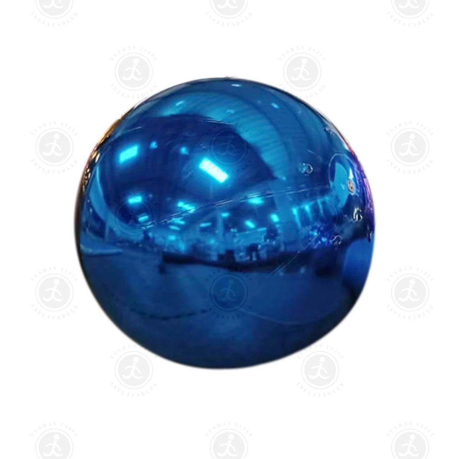 2023 New Inflatable Chrome Ball inflatable metallic balls Inflatable Sliver Spheres Mirror Ball