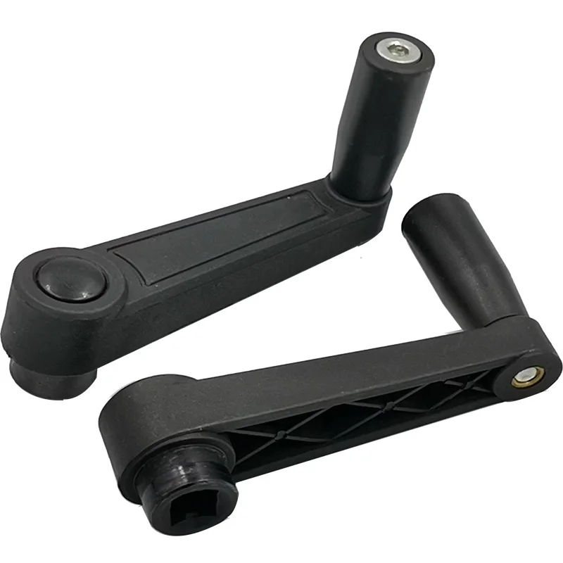 Machine tools round hole square hole 8 10 12 14 16 Plastic Folding Crank Handles folded handles