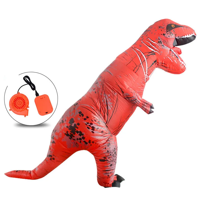 Dinosaur T Rex Costume Air Blow up Suits Halloween Inflatable rex High Quality Adult Children for Kids