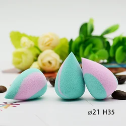 Wholesale Mini  Makeup sponge marble color beauty sponge blender in special shape
