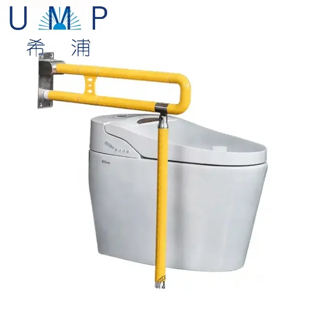 2024 hot sales Handicap Handrails Folding Disabled Grab Bar For Bathroom Exterior Pvc Handrail