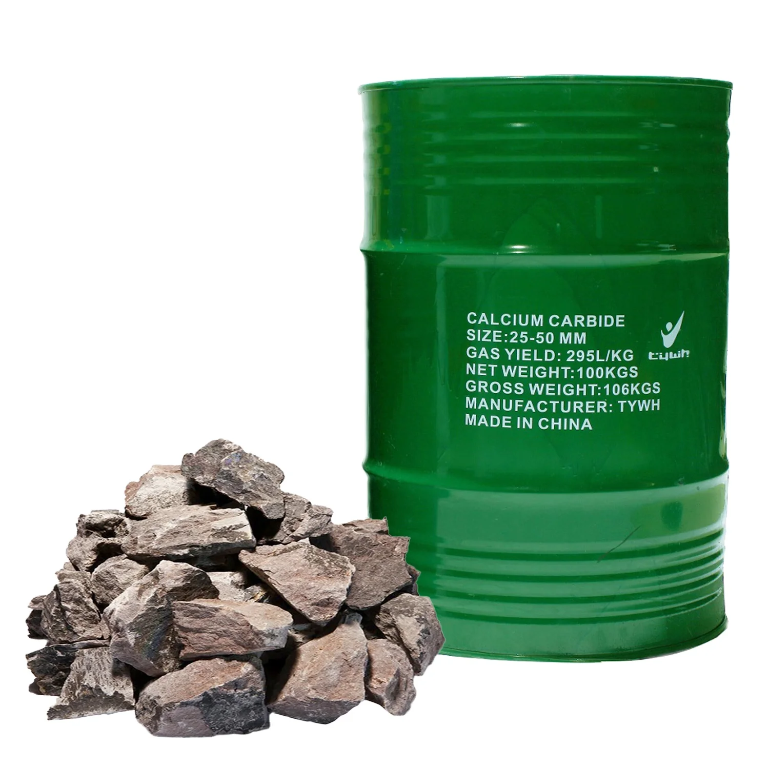 Low Price Sale 50/100Kg Closed Drum 50-80Mm Calcium Carbide For Efficient Production of Acetylene Gas
