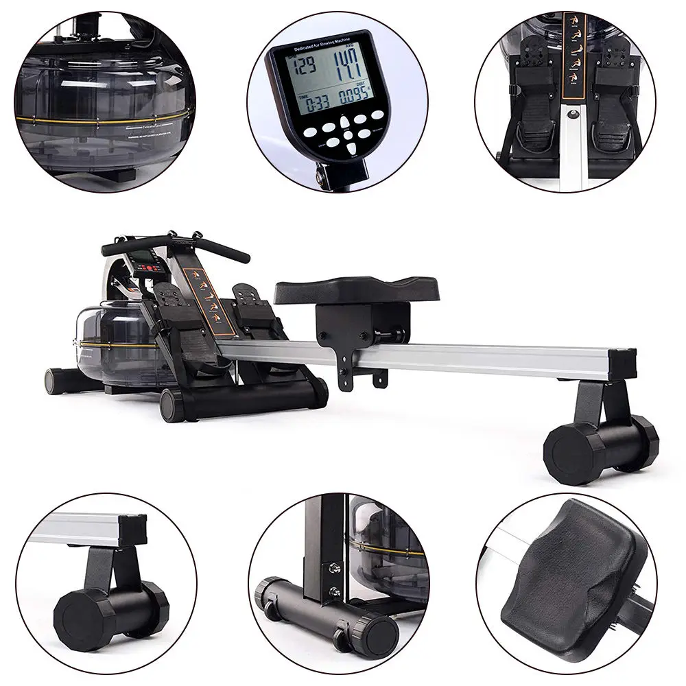 Commercial rowing machine Indoor Health Club Fitness equipment Sitting position Metal water rowing machine