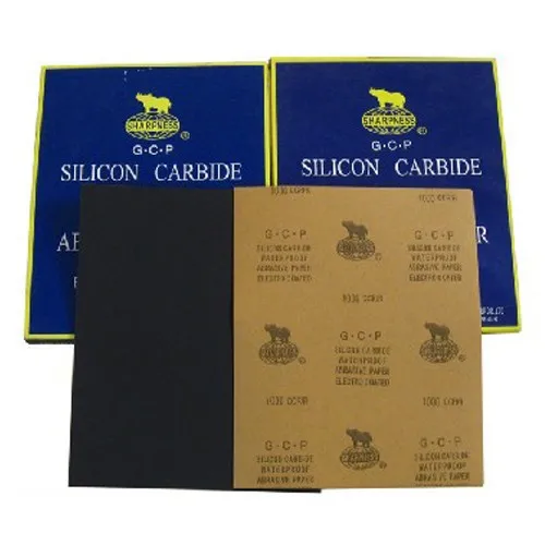 SHARPNESS Cwt Kraft Paper SiC Abrasive Sand Paper Grit 60 to Grit 2000 230mmx280mm Paper Sheet for Automotive Repairing
