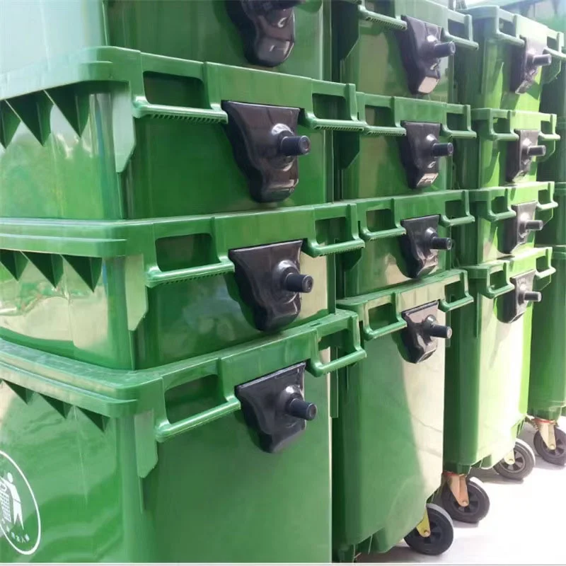 60L garbage bin plastic recycling medical waste container with shaking lid Outdoor Plastic Trash Garbage Can Waste Bin