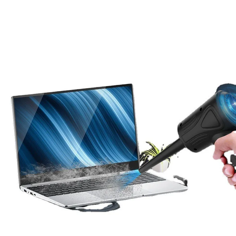2023 New Electric Compressed Air Duster 68W Air Dust Blower for Keyboard Car Wireless USB Charge Cleaner 6000mAh Air Duster