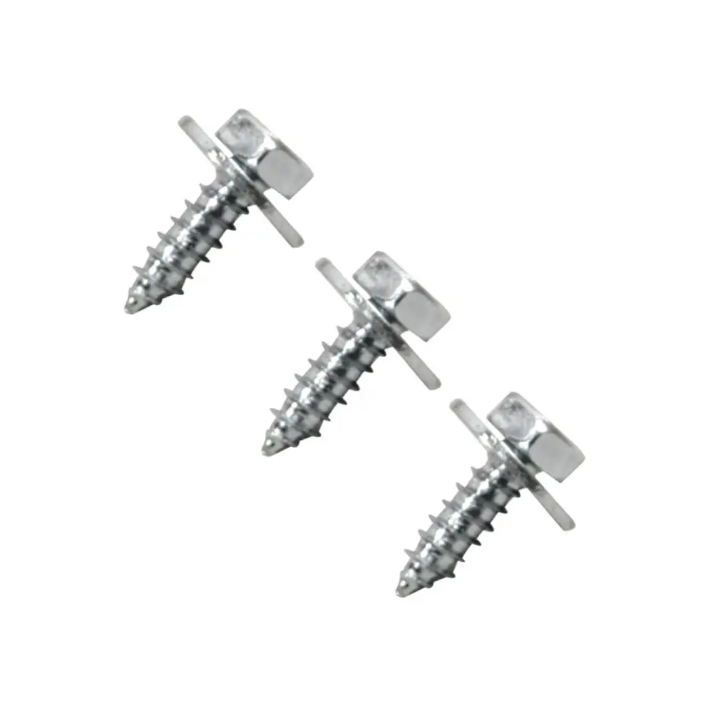 DIN EN ISO 10510 Zinc Plated M4 185mm Self Tapping Hex Head Self-tapping Fender Screws with Washer