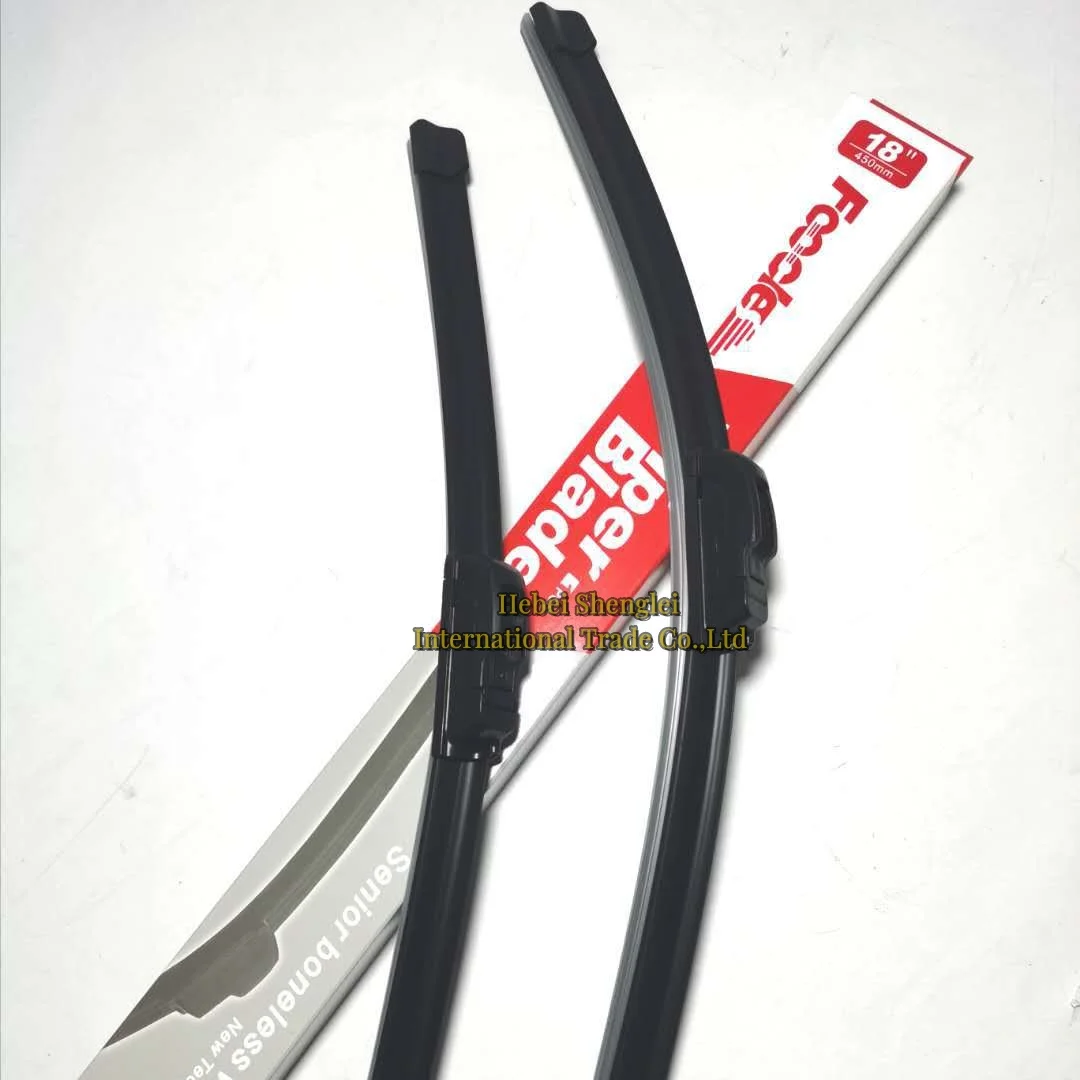 Shenglei Brand Wiper Blades Wholesale Car Front Frameless Universal Windscreen Rubber Wiper Blades