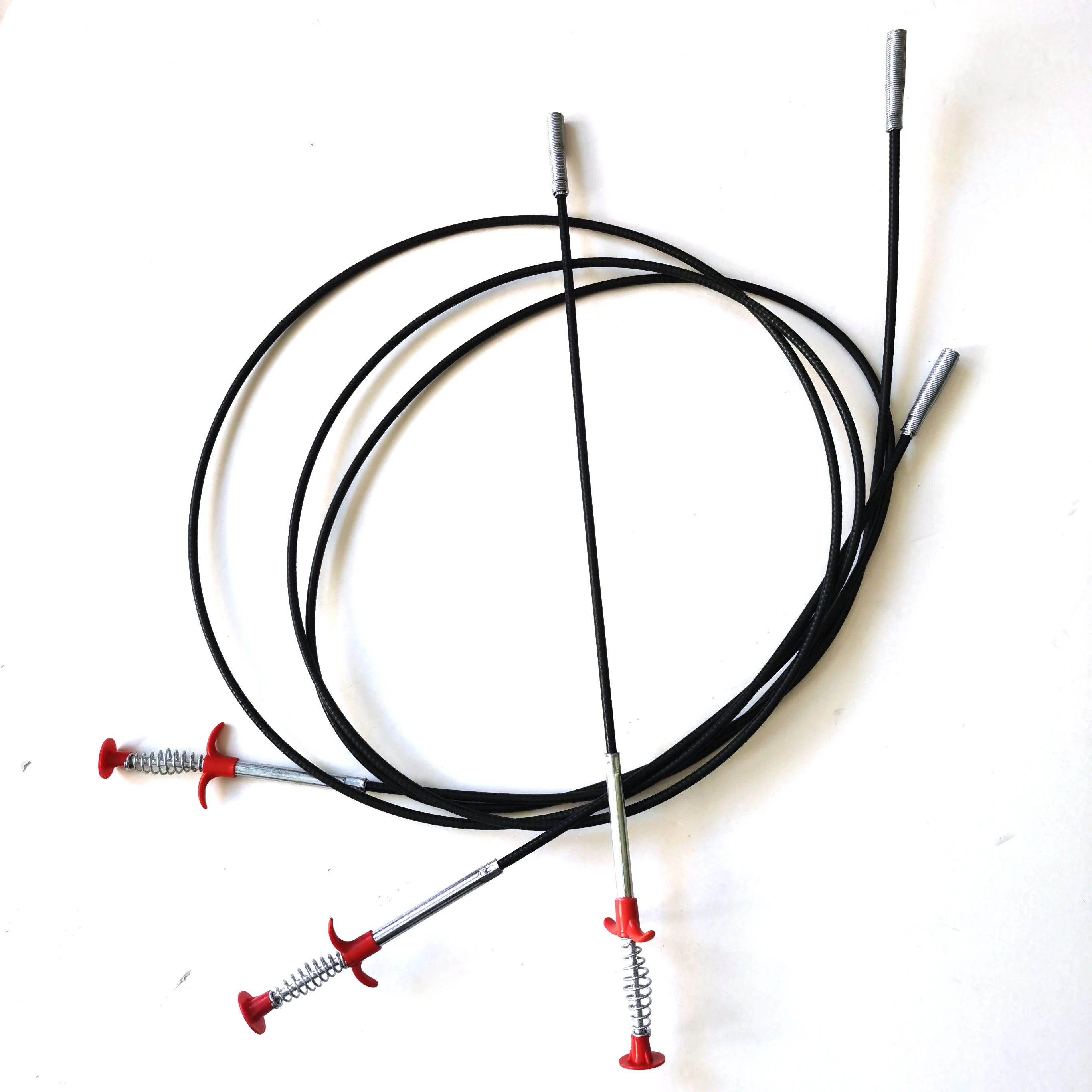 Promotional Price Stainless Steel Hand Pipe Unclogging Cleaning Tools Bathroom Kitchen Spring Sewer Pipe Unclogging Tools