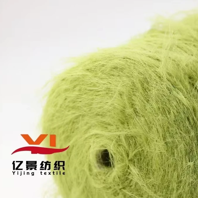 Worsted 100% nylon yarn lint-free 8cm mink-like 10cm mink-like filament 100% nylon yarn