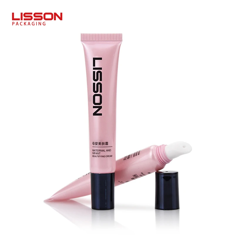 factory wholesale price pink colour empty pink lip balm tube 10-20ml