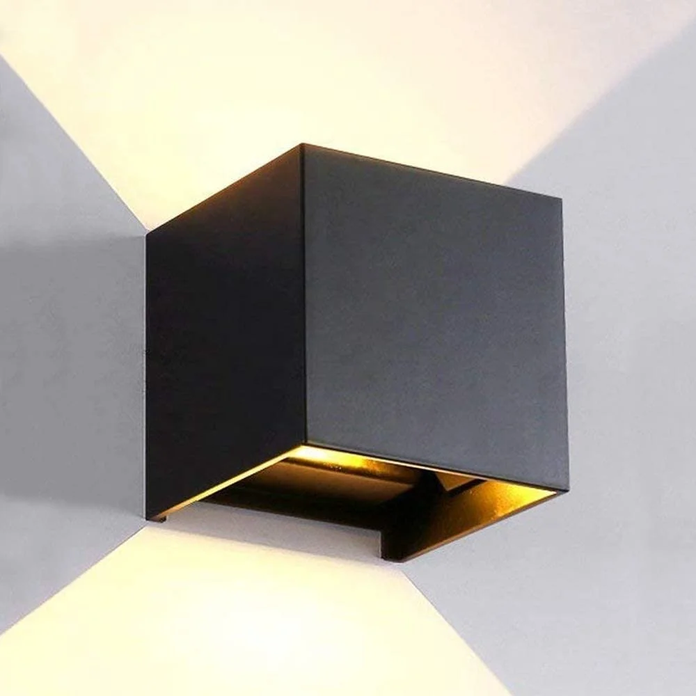 IP65 adjustable beam angle warm white Double Head LED Wall Light