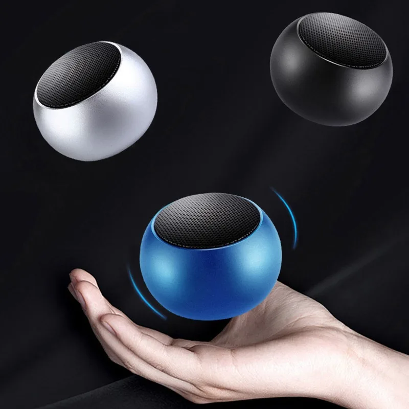 Subwoofer M3 Mini BT Speaker Outdoor Portable Tws Wireless Speaker Metal Bass Sound BT Speaker For Mobile Phone PC