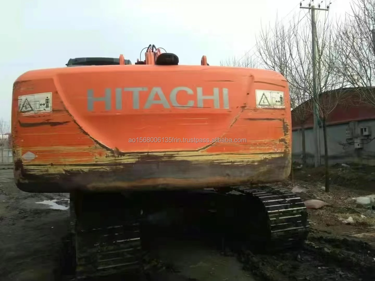 Used excavator Hitachi EX200-5 6BG1 engine machines excavators construction equipment for sale ex200 200-5 zx200 hitachi good