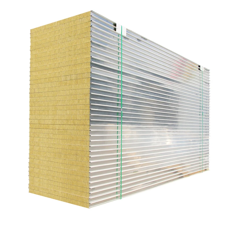 Manufacturer Supplier Wall & Roof Plates Rock Wool/XPS/EPS Heat Materials Rock Wool Steel Sandwich Board