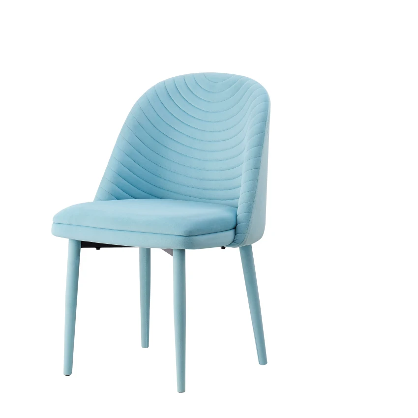 
Pu Leather Dining Chair Blue Chair Dining Room Funiture 