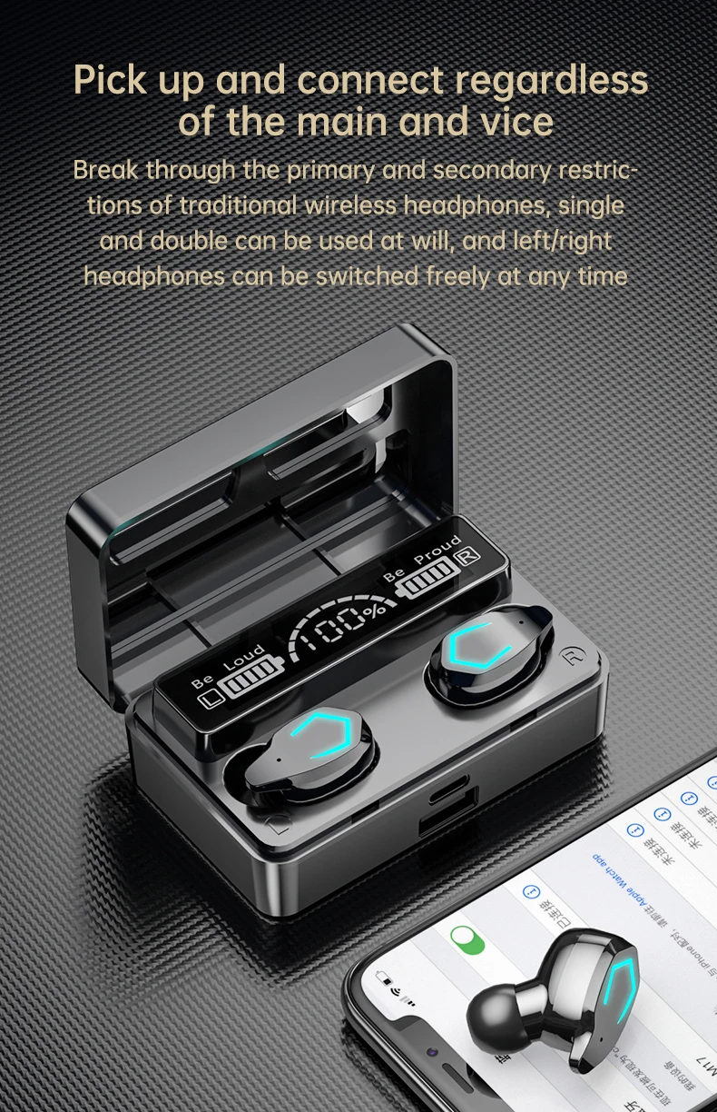 Cheap true wireless stereo earplug earphone x3c mini invisible wireless earphone type c gaming headphones