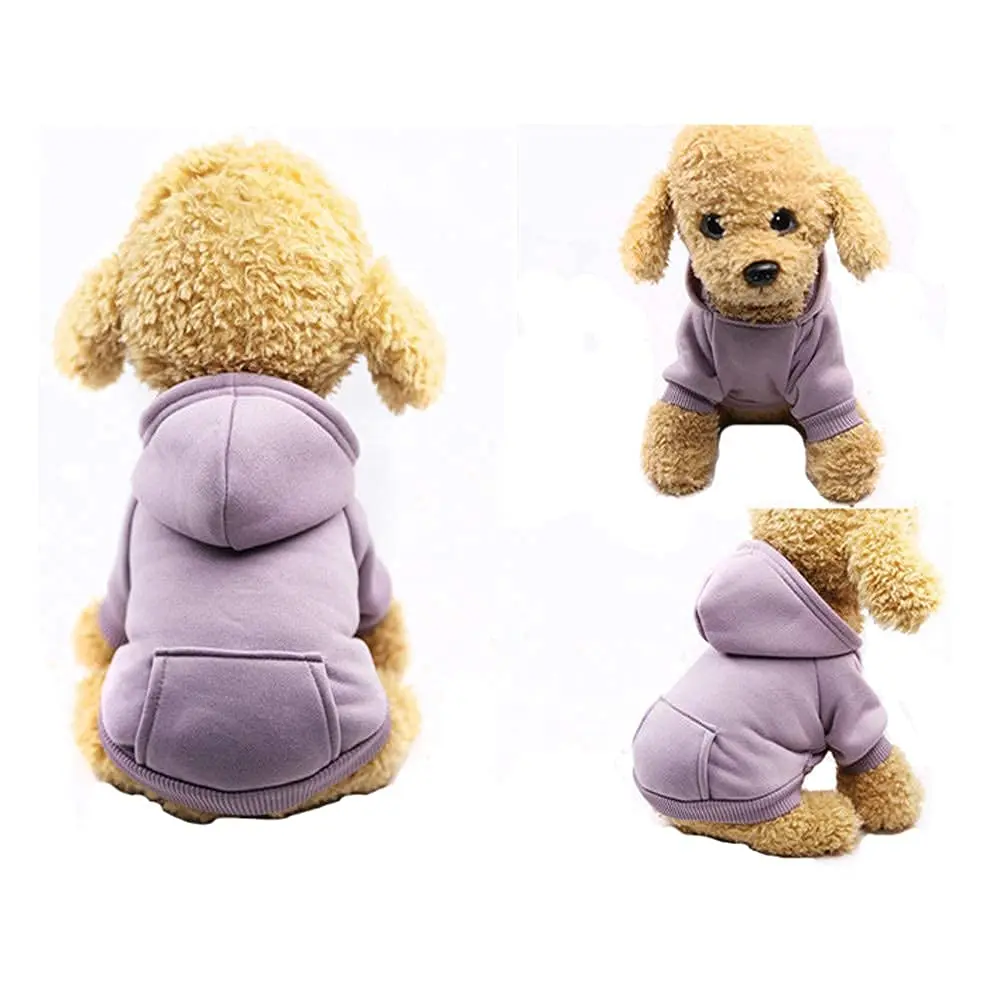 Wholesale winter pet sweater Teddy law fighting cowboy pocket hooded clothes cat and dog clothing pet clothes