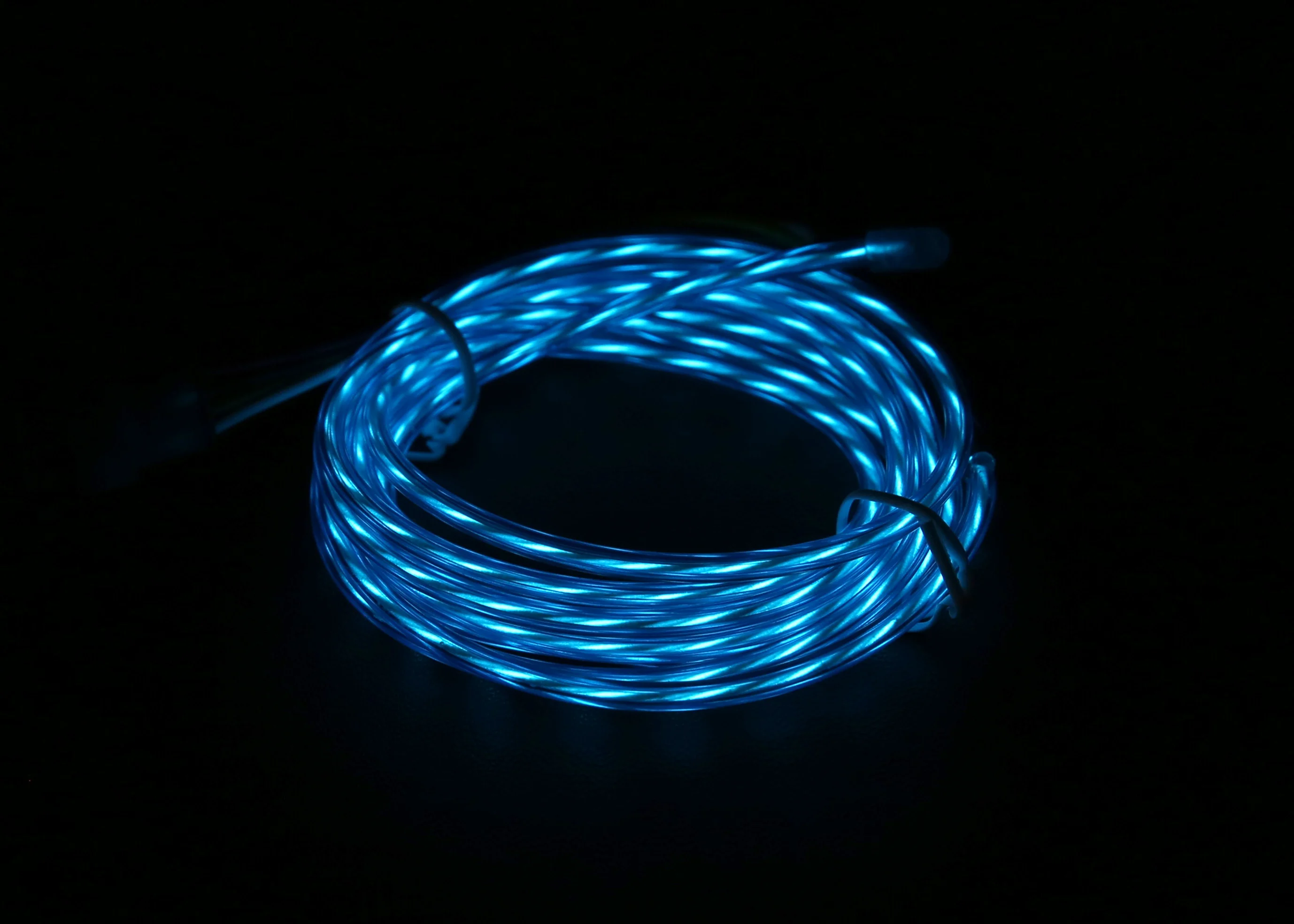 Chasing EL Wire Neon Glowing cable for Party Christmas Decoration
