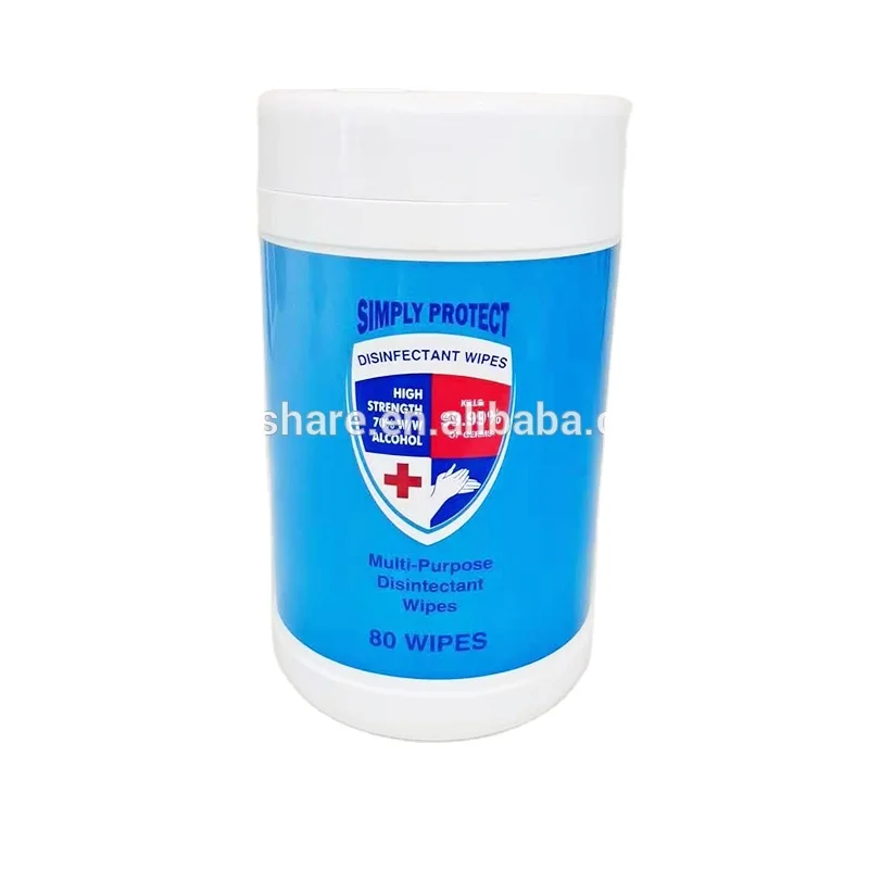 Antibacterial Wet Wipes bucket Gym wipes Sanitizing wipes