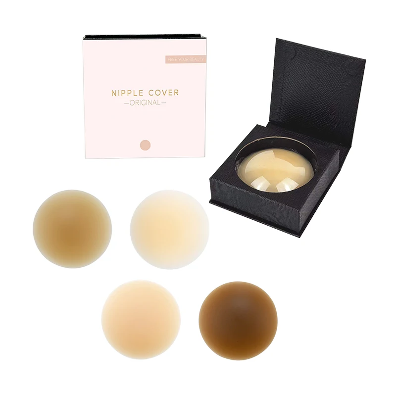 INVISFEEL lightweight thrust nipple cover silicone nipple cover breathable glueless nipple sticker