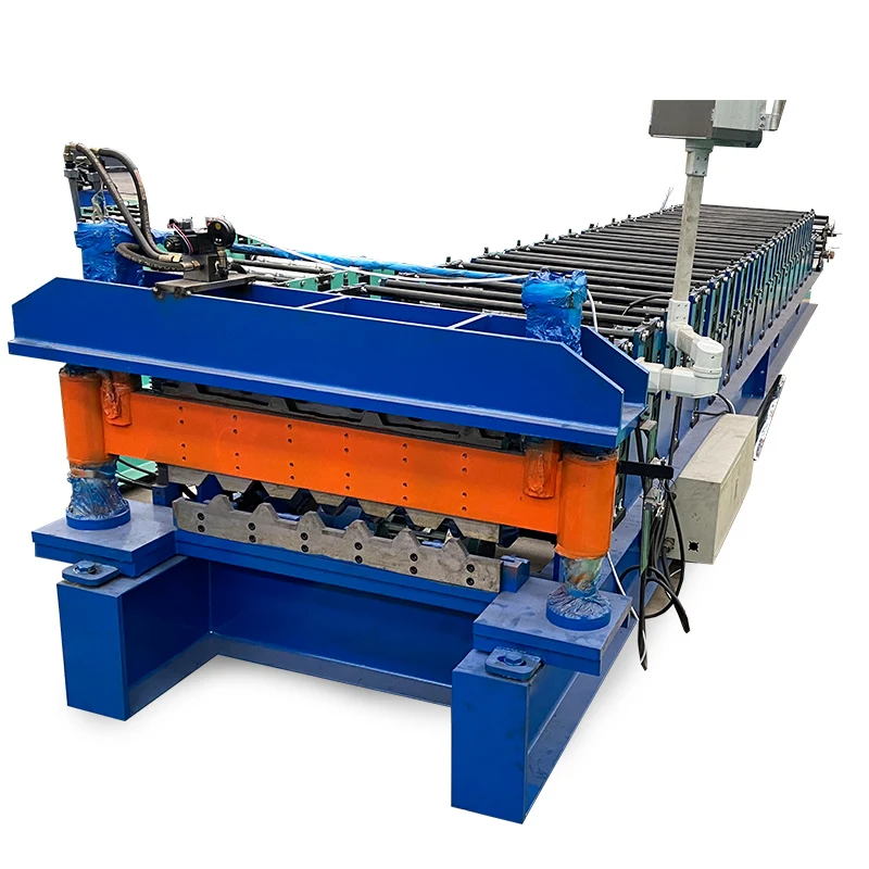 Automatic Roofing Galvanized Corrugated Steel Sheet Tile Making Machine Color Steel Roll Forming Machine