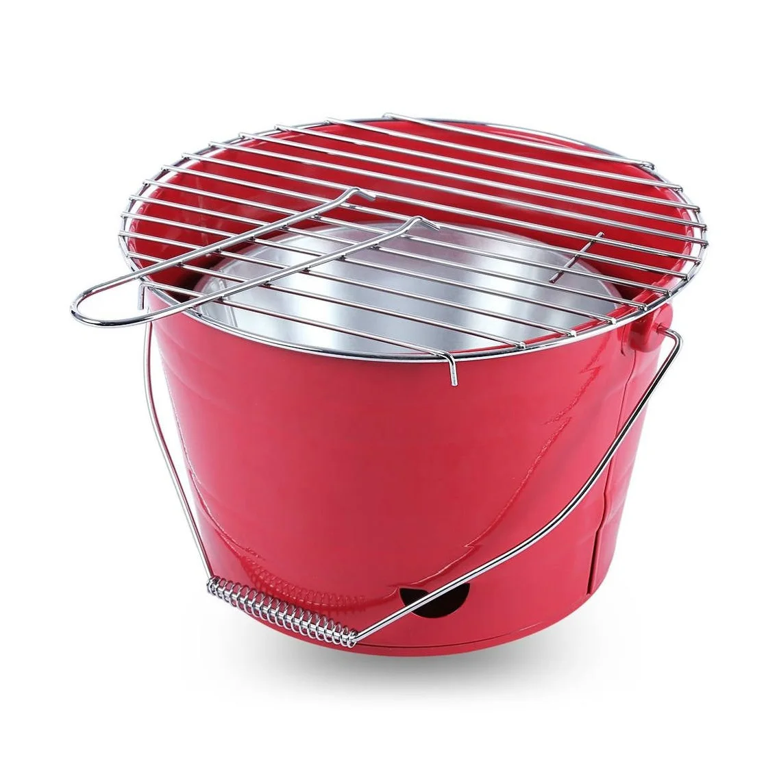 BSCI Small Charcoal Barbecue Grill Portable BBQ Bucket