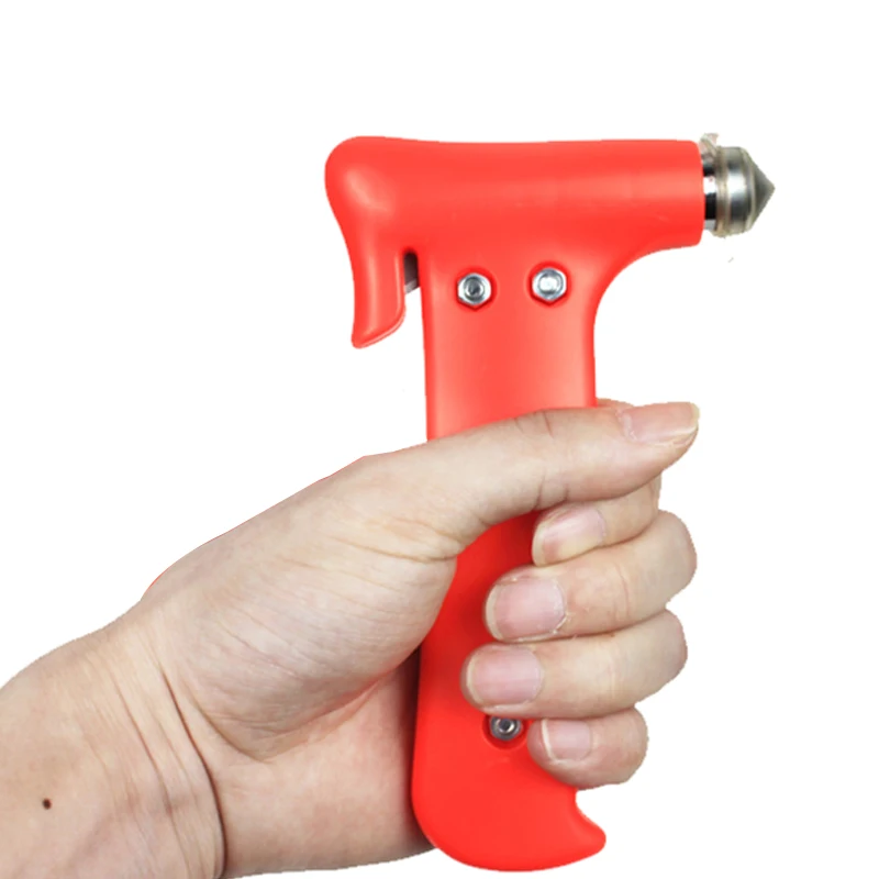 
Hot Sale Simply Mini Equipped Bus Safety Multi-function fire safety hammer 