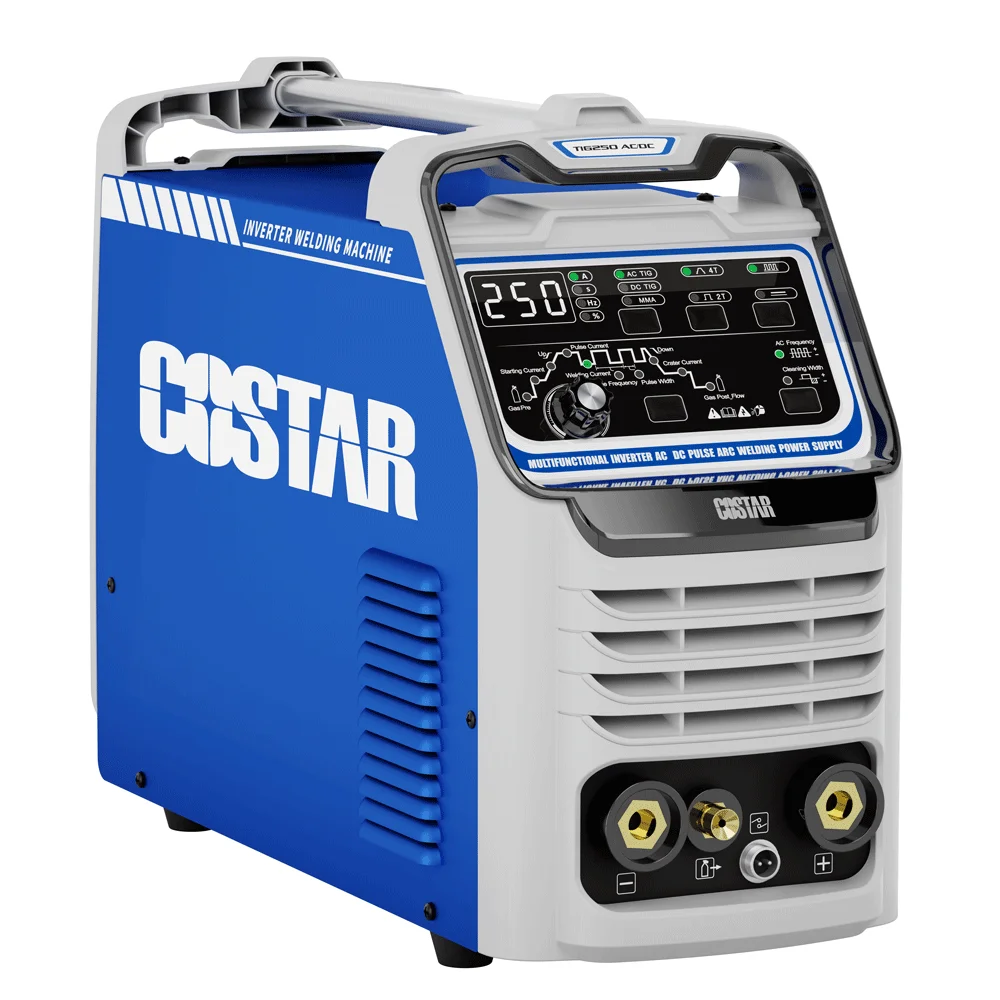 NEW patent 220V IGBT AC DC TIG 200p 250p 315 inverter PULSE MMA TIG WELDING MACHINE FOR ALUMINUM TIG250P AC DC