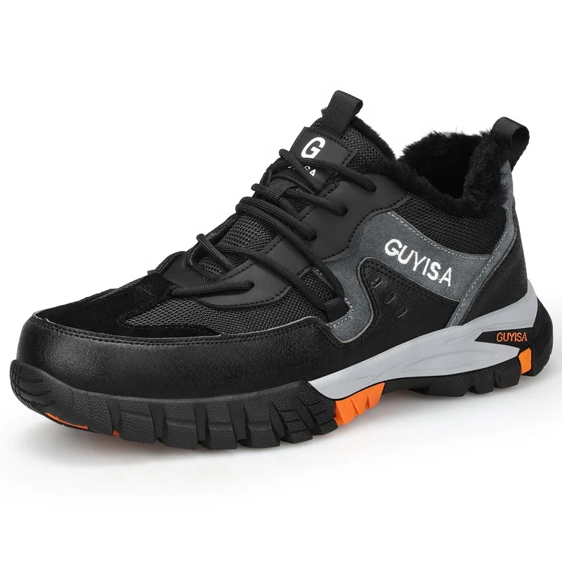 Low-tops Outdoor Fashion Safety Shoes Men Breathable Work Boot Anti Puncture Steel Toe Sport Function Shoes Mens Work Shoes