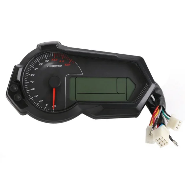 High Quality Motorcycle Universal LCD digital tachometer Speedometer