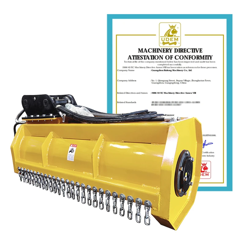 Huitong Heavy Industry Best Price Flail Mower for Mini Excavator With Good Quality Blades