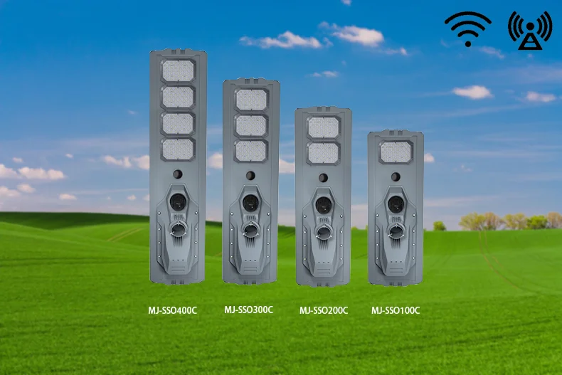 Factory Direct 800W Starship III Integrated Solar Street Garden Light Energy-Saving HD 4G Camera LED Light Source Road Use