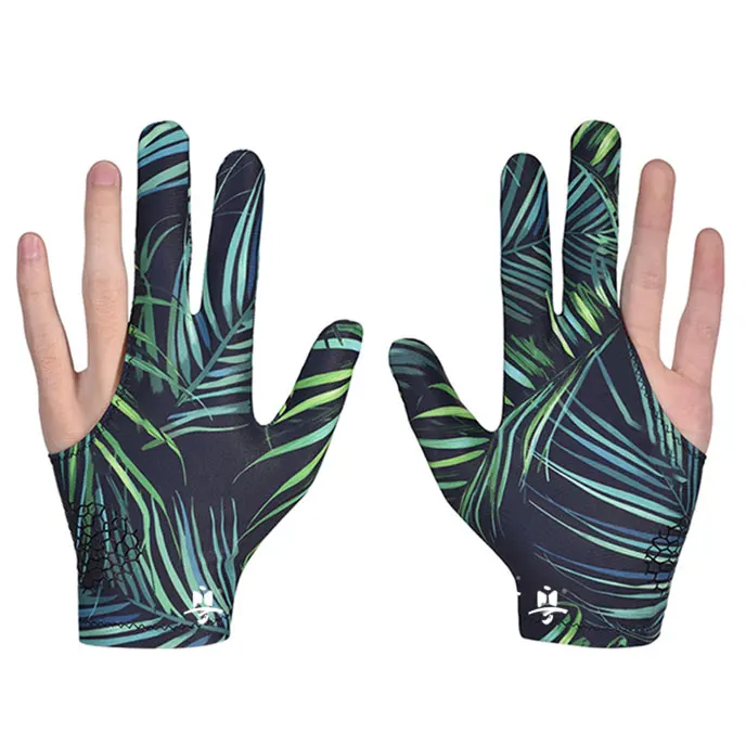 Whosale Good Quality Snooker Billiard Cue Glove Three Finger Gloves Black Red Game White