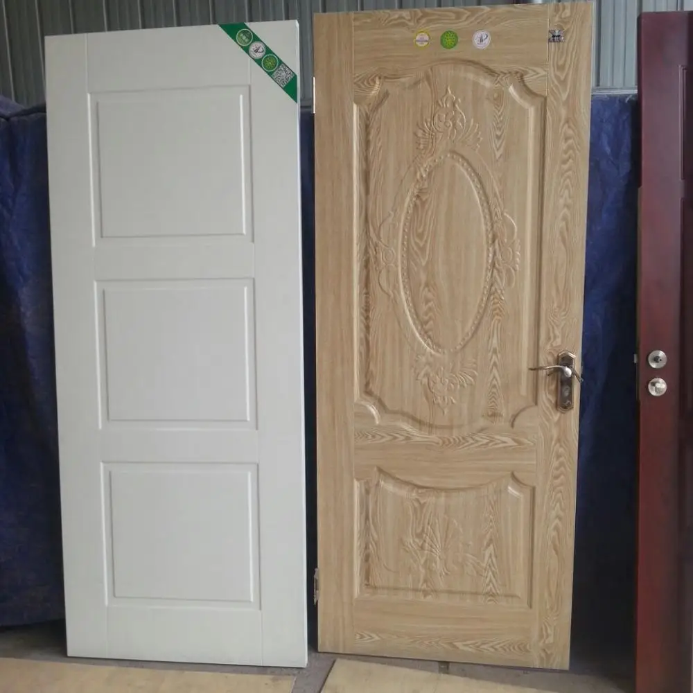 915X2135X32mm 40mm Melamine Laminated HDF Molded Door Skin For Door