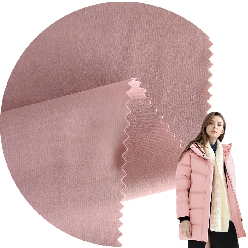 Eco-friendly Micro Crinkle Style Dupont Sorona Raw Material  4-way Stretch Fabric For Track Jacket