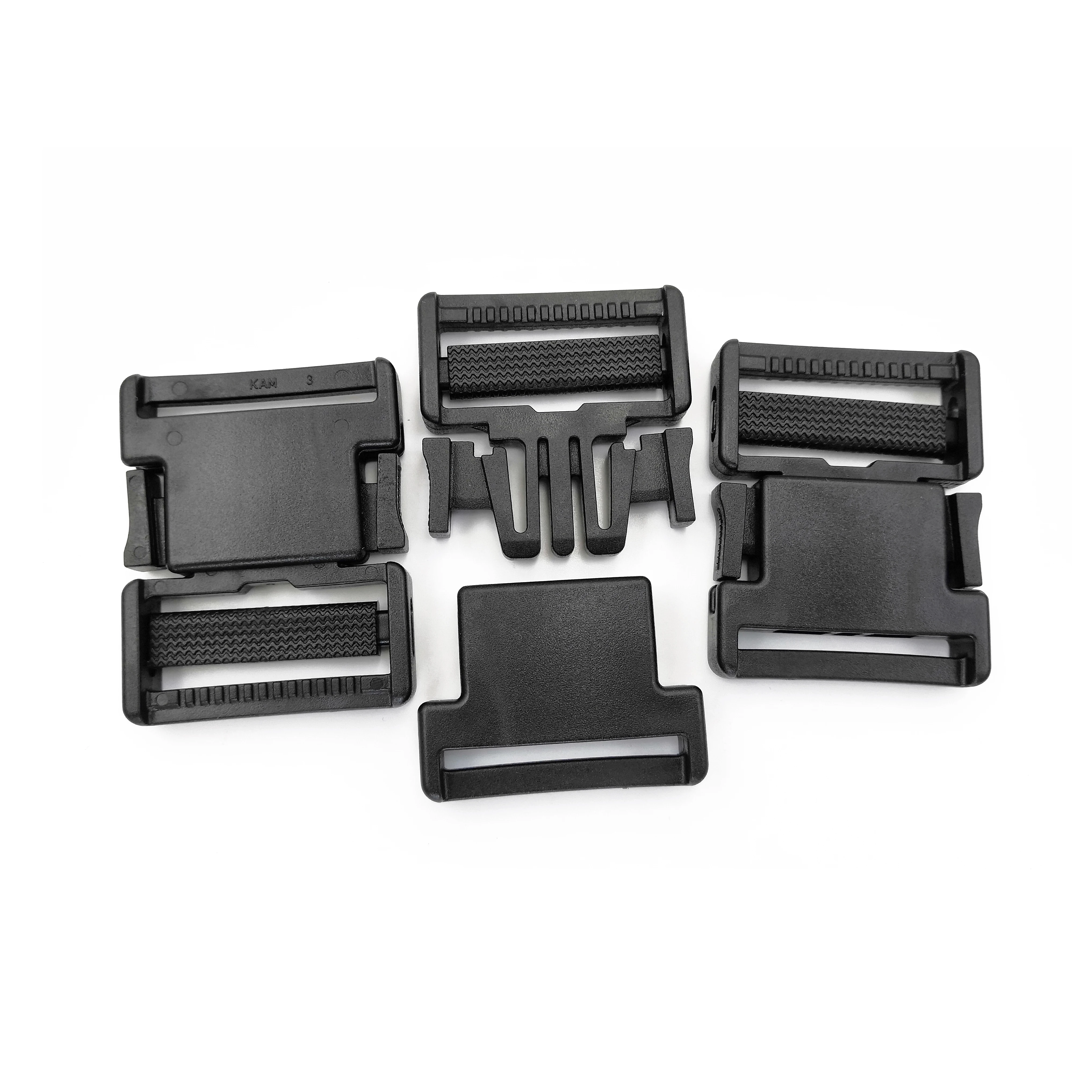 Quick Side Release Plastic Buckle Clip 1Inch Wide Nylon Strap Webbing Belt Buckle Heavy Duty Dual Adjust Clip Buckles