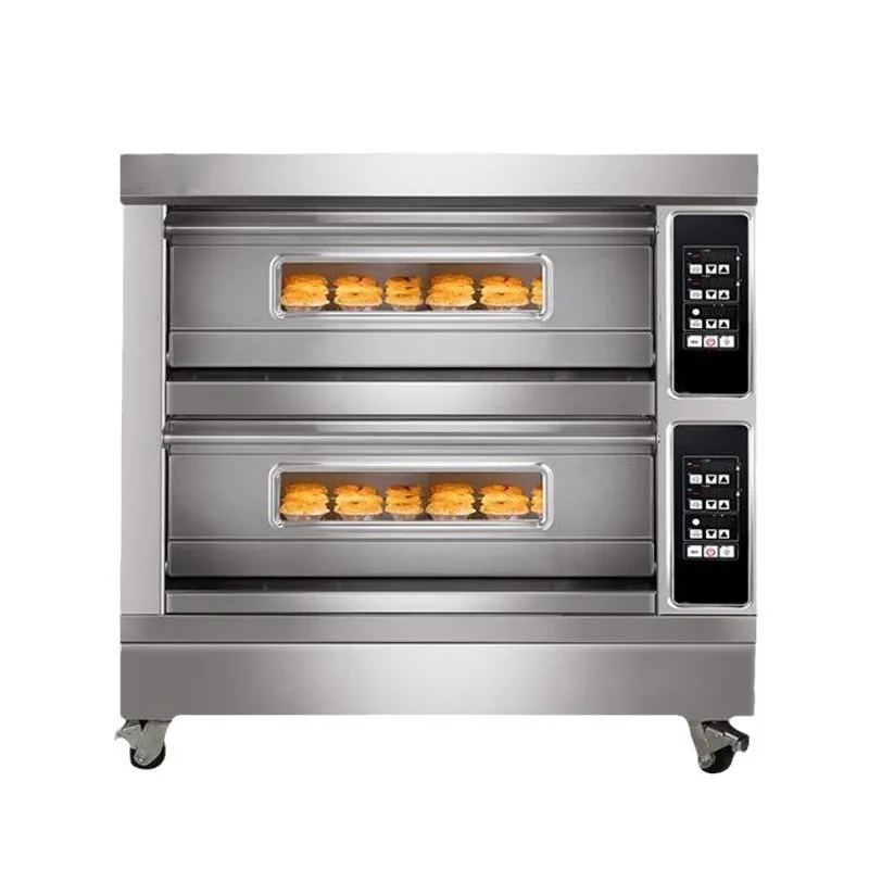 Industrial bread bakery oven price,Commercial bakery Equipment gas 1 2 3 deck bread maker pizza baking oven making machine