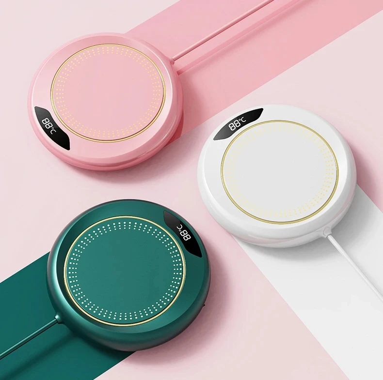 Smart Coffee Mug Warmer for Desk with Auto Shut Off & 3 Temp Settings Electric Beverage Candle Warmer Heating Plate for Tea