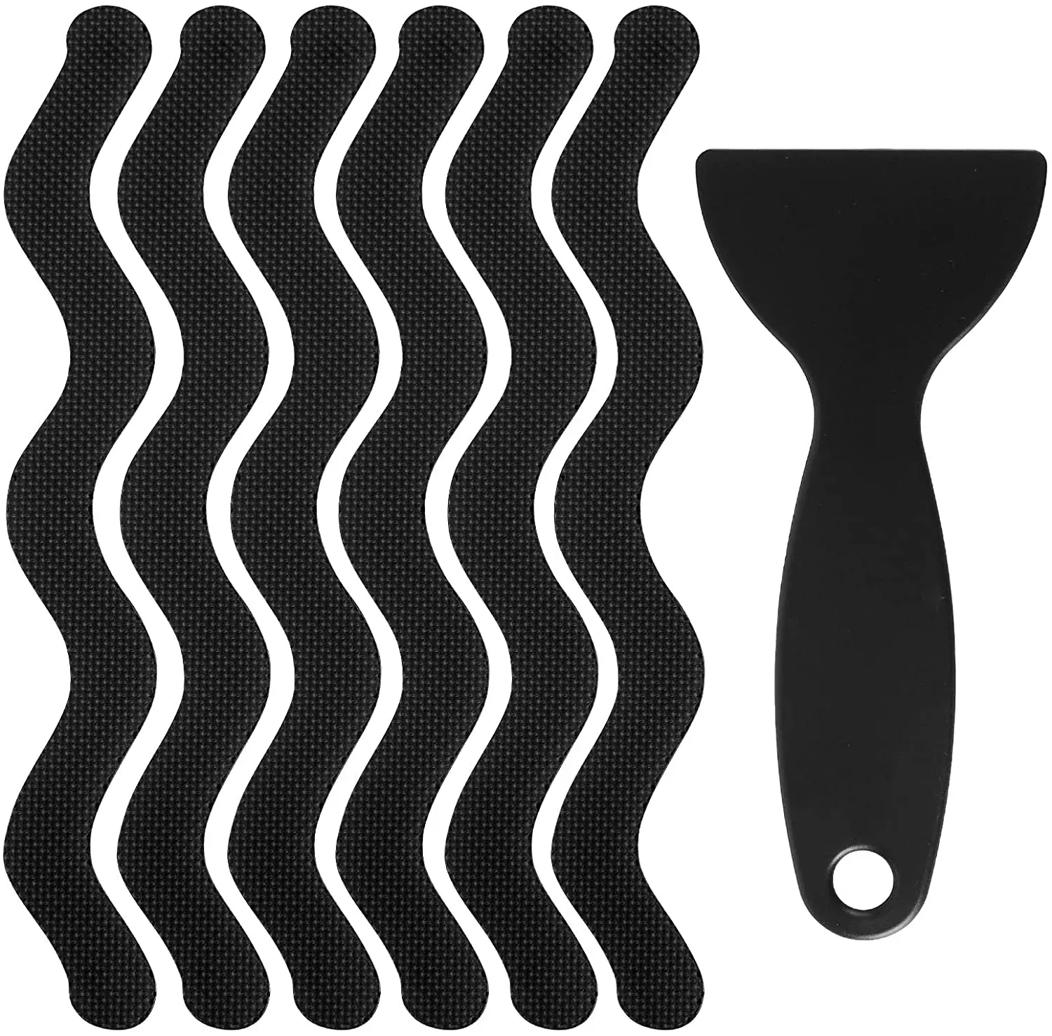 Amazon Peva Transparent clear Sticker Waterproof Anti Slip Strips Bathroom Non-Slip Bathtub Stickers Anti Slip Bath Tub Strips