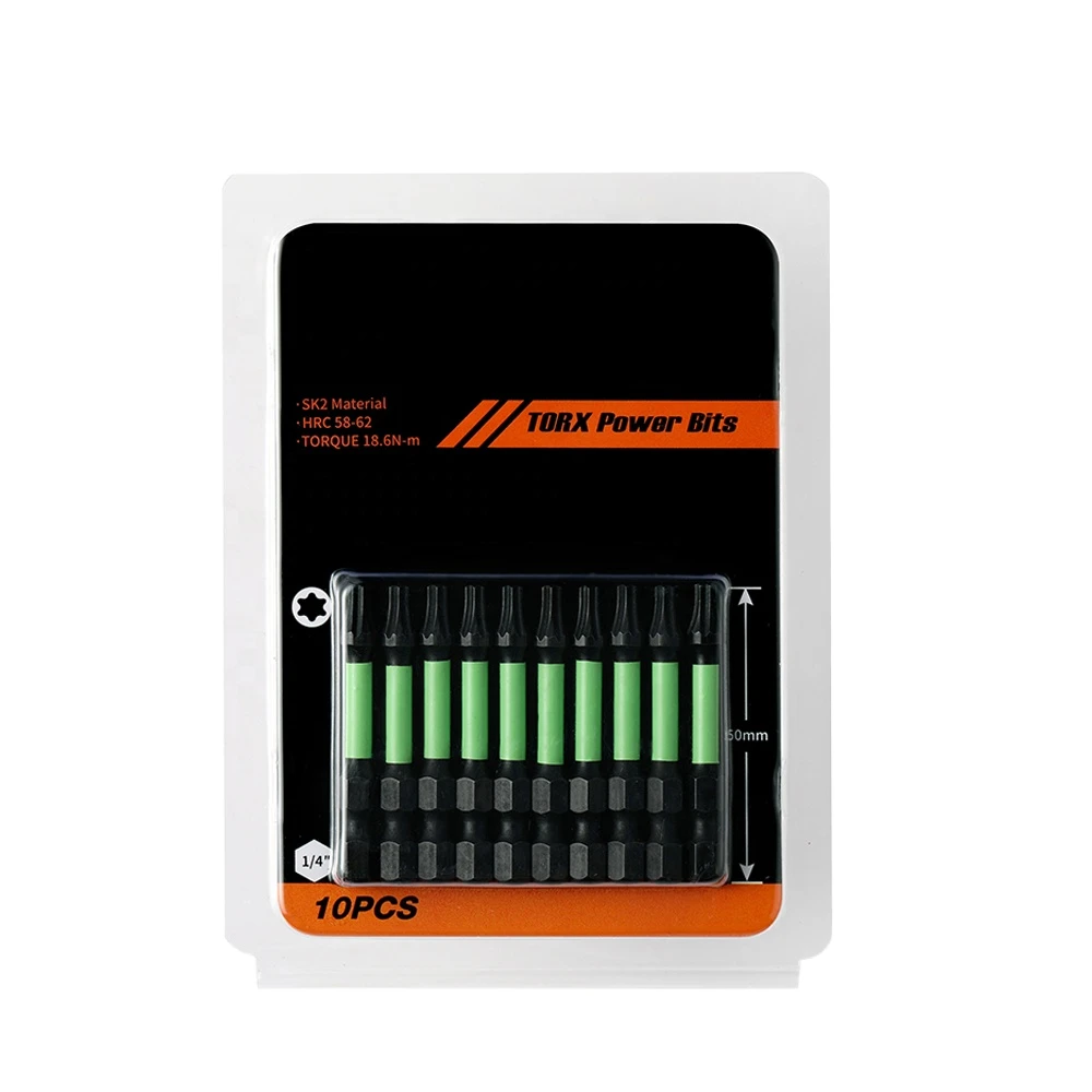 Hex Bit Magnetic Screwdriver Bits Torx T20 Torx T30 Impact Screwdriver Bits