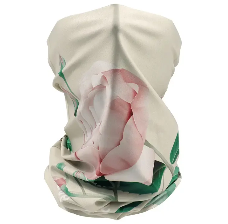 New milk silk seamless scarf skeleton half face European and American fashion sports hip hop mask ufp50 magic headscarf