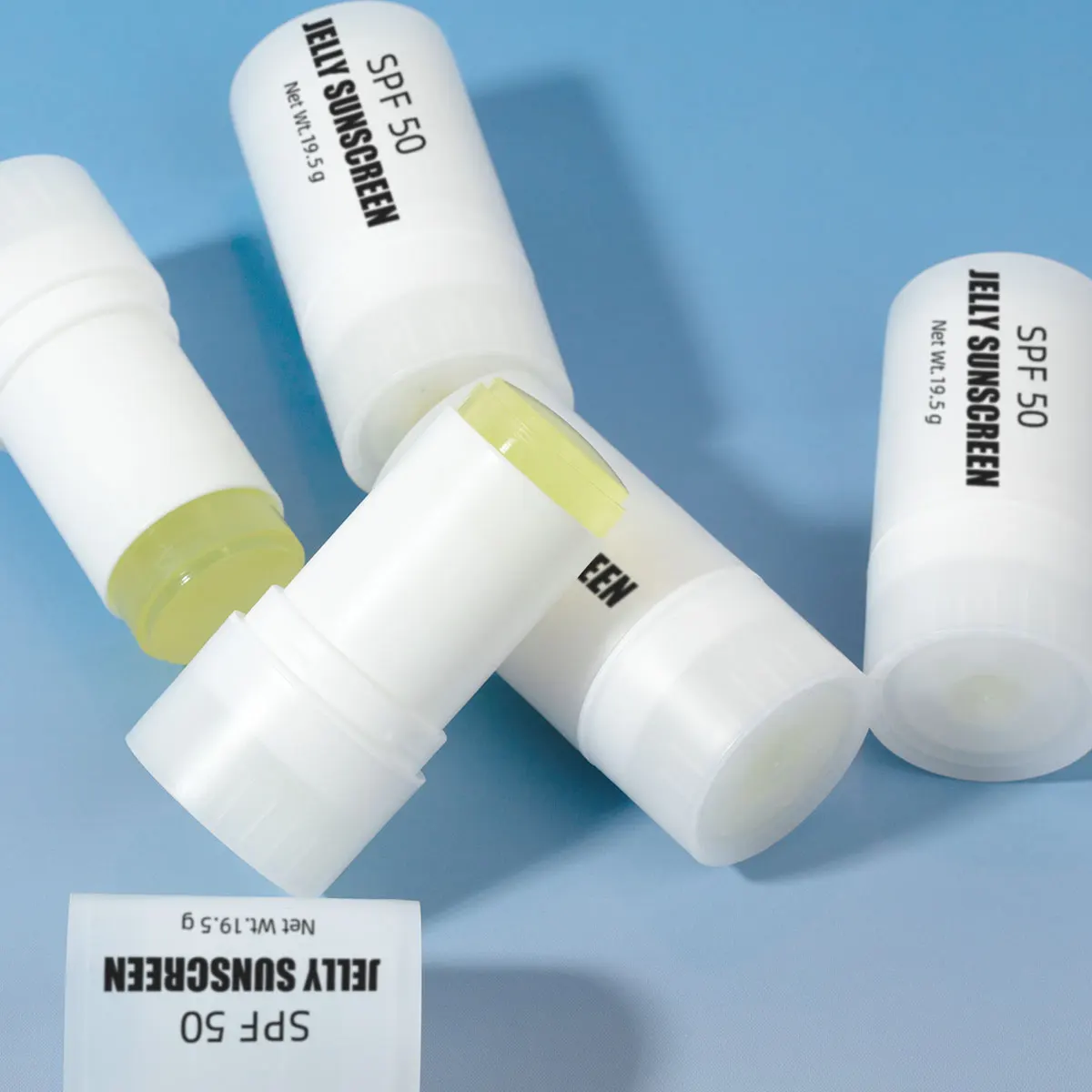 OEM водонепроницаемый частная марка солнцезащитный крем для лица Spf 50 контейнер 20 г желе минеральный