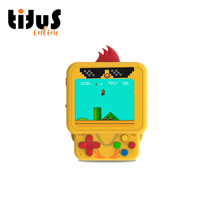 W1 3 Inch Handheld Retro Game Console cut chicken handheld game player 99 IN 1 Game Classic Console gamepad