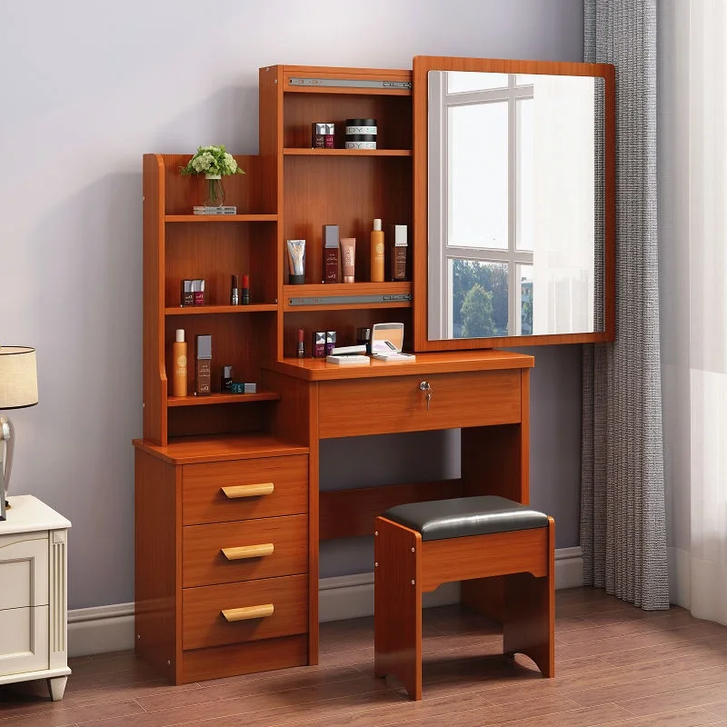 Vanity Wooden Melamine New Design Dresser Modern Furniture Mirror Dressing Table With Sliding Mirror
