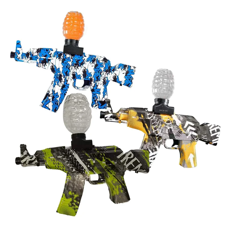 M416 P90 Akm47 Water Gel Beads Blaster Outdoor Toy Gel Water Ball Gun Bullet Gel Blaster Gun Electric