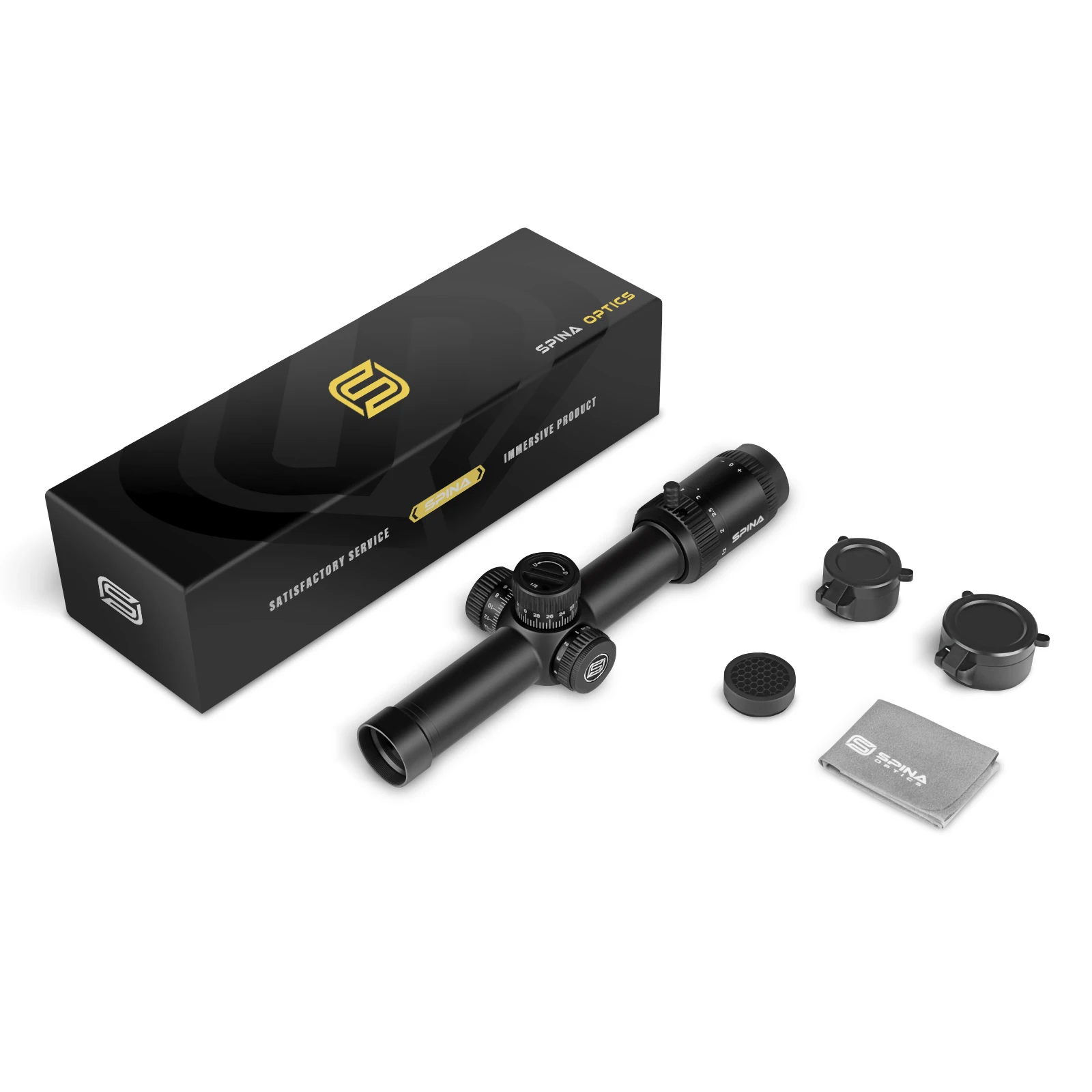 SPINA OPTCIS FMC LPVO SFP 1.2-6x24 30mm Tube Diameter Fogproof Hunting Scope