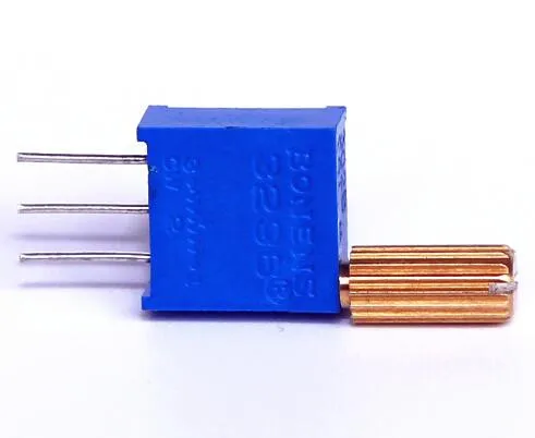 3296W 10K ohm multi-turn pcb potentiometer with 8mm shaft