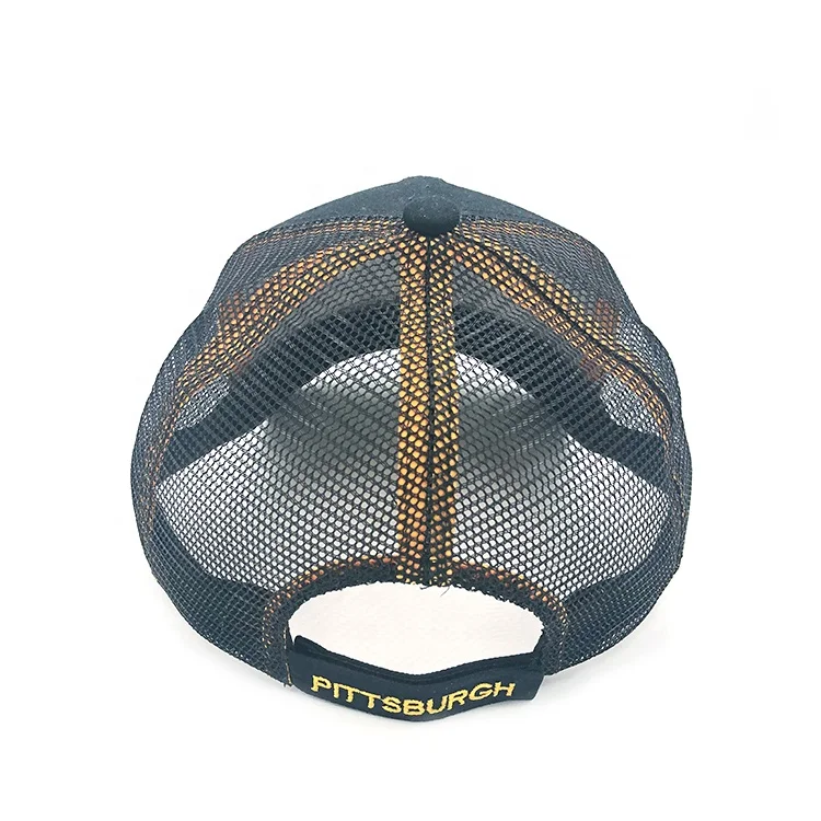 Unisex 6-Panel Trucker Mesh Back Hat 100% Polyester Common Fabric Feature